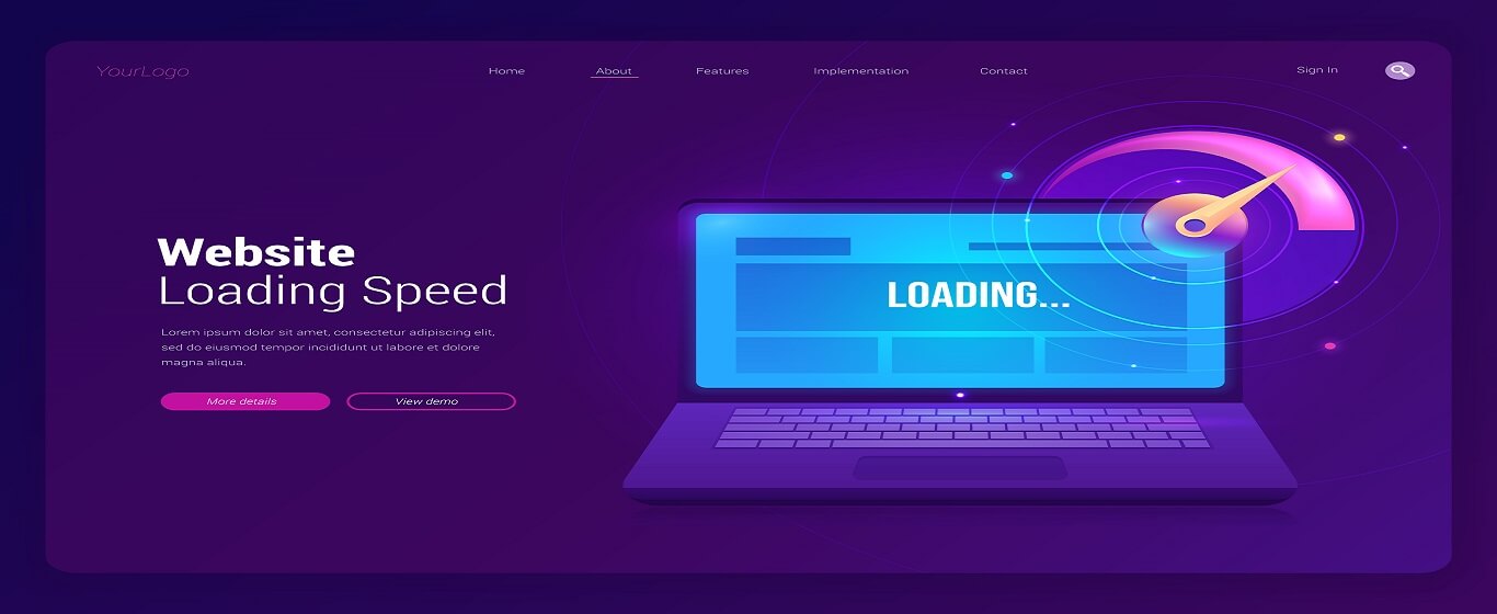 Increase web page loading speed